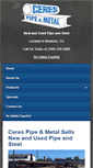 Mobile Screenshot of cerespipeandmetal.com